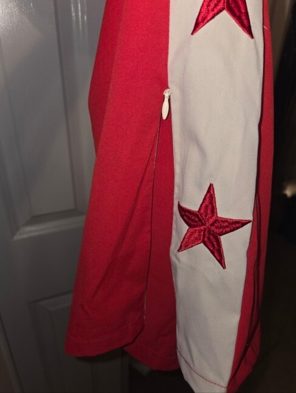 Red Drawstring Track Pants - Picture 3 of 5